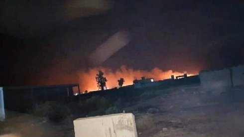 Karwaneke din a Heşda Şeibî hat bombebarankirin