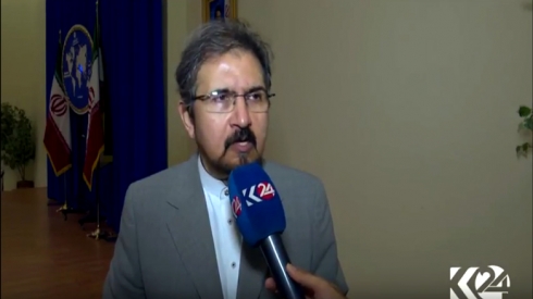 Qasimî: Îran piştevaniyê li guftûgoyên di navbera Hewlêr û Bexdayê dike