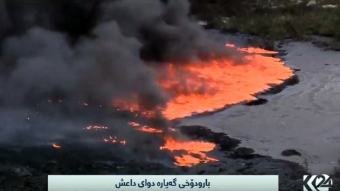 DAIŞ 11 bîrên petrolê diteqîne