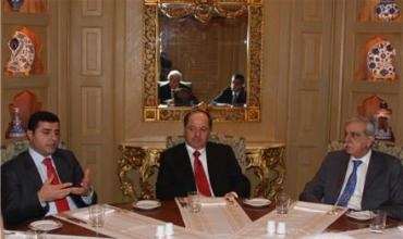 Serokê Herêma Kurdistanê li gel hejmarek Parlementerên Kurd yên li Parlemene Tirkiyê re civiya