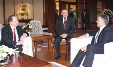 Serokê Herêma Kurdistanê ji aliyê Abdullah Gul Serok Komarê Tirkiyê ve hate pêşwazî kirin