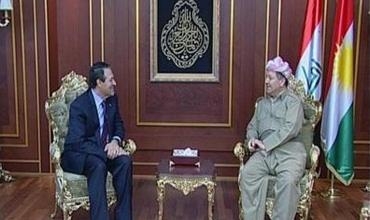 Serokê Herêma Kurdistanê pêşwazî li birêz Elî El Debax kir