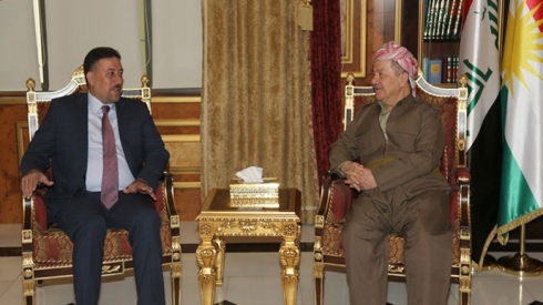 Serok Barzanî pêşwaziya Xemîs Xencer kir