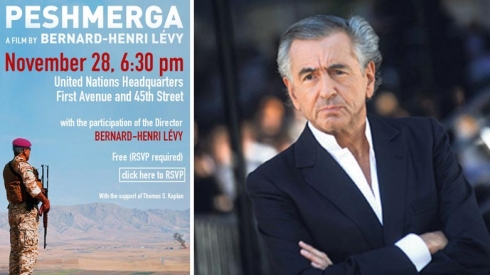 Bernard Henri Levy: Diçespînim ku ji Kurd re ji bilî çiyayan, dostên din jî hene