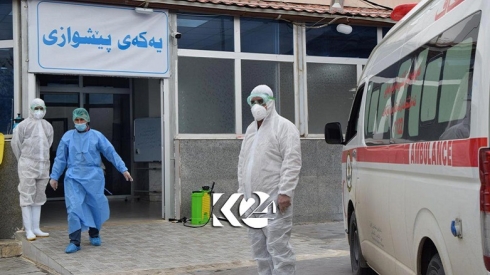 Li Hewlêrê pêketina jinekê bi Korona hat tomarkirin