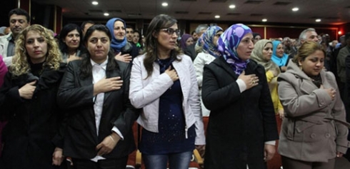 Endamên encûmenên şaredariyên K. Cizîrê sûnd xwarin