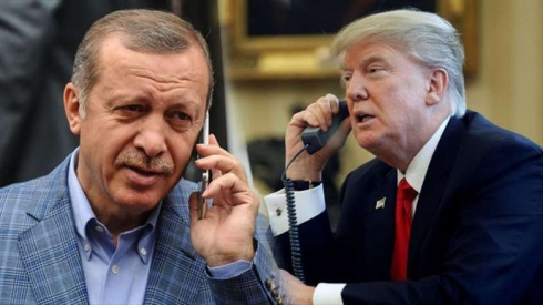 Trump û Erdogan pêwendiya telefonî encam dan