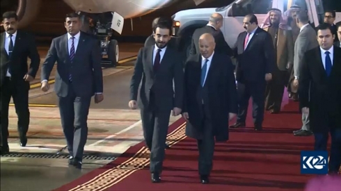 Serokê Parlemana Îraqê Mihemed Helbûsî li Hewlêrê