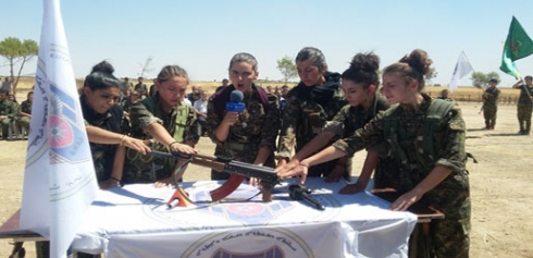 Yekîneya jinên Suryanî (YPJS) hate ragihandin