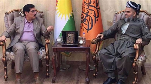 Sekreterê Polîtburoya PDKê ligel Emîrê Komela Îslamî ya Kurdistanê dicive