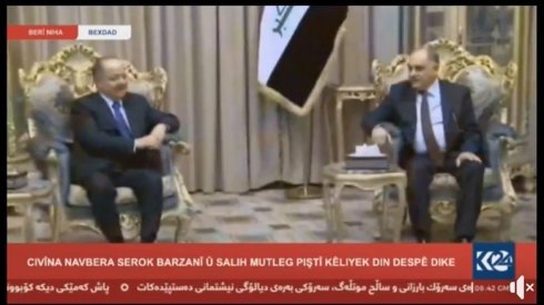 Serok Barzanî û Salih Mutleg civiyan