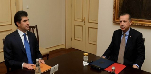 Barzanî diçe Tirkiyê û Erdogan tê Herêma Kurdistanê