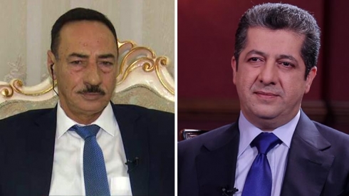 Serokwezîrê Herêma Kurdistanê sersaxiyê li Parêzgarê Neynewayê dike