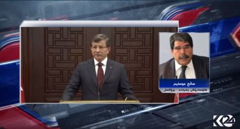 Davutoglu YPG tohmetbar kir, Salih Muslim red dike