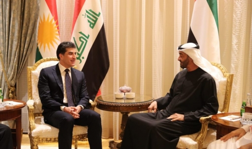 Nêçîrvan Barzanî û Mihemed Bin Zayid civîyan