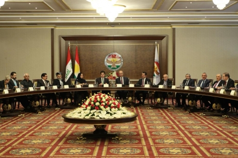 Daxuyaniya civîna Serokayetiyên Herêma Kurdistanê û Serok Komar û aliyên siyasî