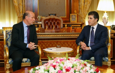 Serokê Herêma Kurdistanê li gel şandekî Neteweyên Yekgirtî civiya