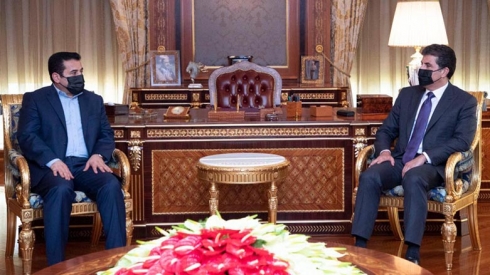 Nêçîrvan Barzanî û Şêwirmendê Asayişa Niştimanî ya Iraqê rewşa ewlehiyê guftûgo dikin