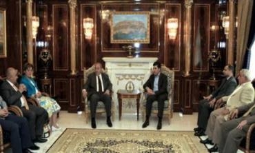 Serokê Hikumeta Herêma Kurdistanê û Eyad Elawî Civiyan