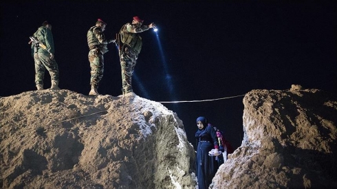 Wêneyekî pêşmerge di demê rizgarkirina sivîlan da xelata cîhanî wergirt
