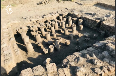 Dîtina şûnwarekî dîrokî yê kevnar û balkêş li Duhokê