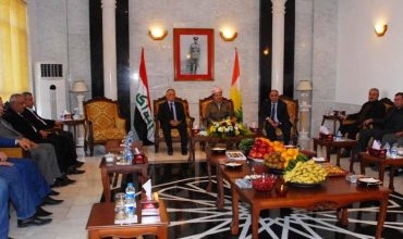 Serokê Herêma Kurdistanê di gel aliyê siyasiyên Kurdistanê civiya