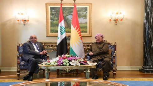 Serok Barzanî û Adil Abdulmehdî civiyan