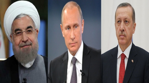 Hersê serokên Rûsya, Tirkiyê Îran ji bo kirîza Sûryê li Sochi dicivin