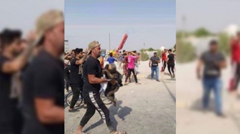 Di xwepêşandana Bexdayê de zarokek şewitî