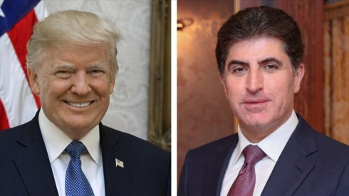 Donald Trump pîrozbahiya Cejna Newrozê li Nêçîrvan Barzanî dike