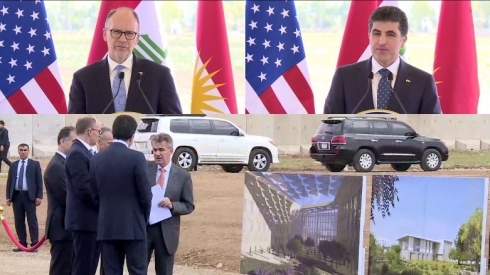 Amerîka avahiyeke mezin ji bo kunsulxaneya xwe li Hewlêrê ava dike