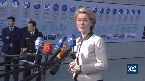 Wezîra Bergîriya Almanya behsa rola Pêşmerge dike