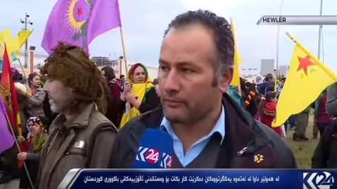 Hewlêr: Alîgirên PKKê bo Ocalan û Bakur xwepêşandan kirin