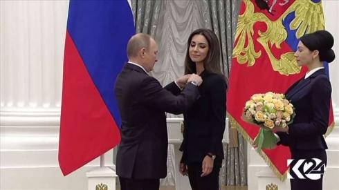 Putin hunermendeke Kurd xelat dike