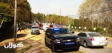 Georgia gunman holding five firefighters hostage