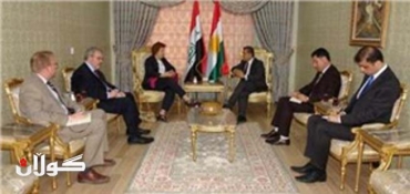 Minister Falah Mustafa meets with U.S. Deputy Assistant Secretary of State Barbara Leaf