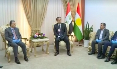 Wezîrê Navxwe Rêber Ehmed serdana Dihokê kir