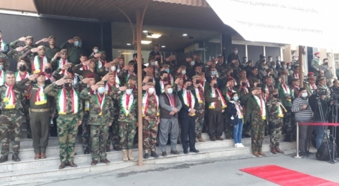 Hewlêr…Bi amadebûna Hêzên Hevpeymana Navnetewî ve roja Ala Kurdistanê hat pîroz kirin