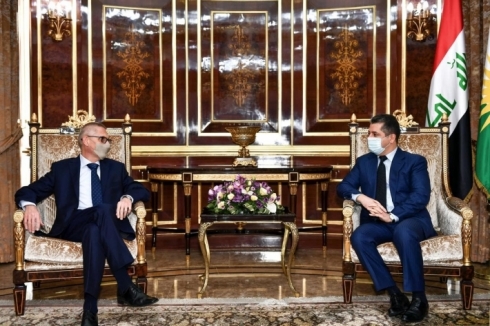 Serokê hikûmeta herêma Kurdistanê pêşwazî li balyozê Polonyayê li Iraqê kir