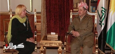 President Barzani Meets Germany’s Green Party Co-Chair