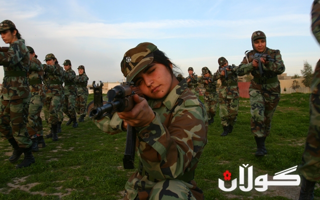 ئافرەتانی كوردستان شانبەشانی پێشمەرگە خۆیان بە پارێزەری خاك و ئاسایشی كوردستان دەزانن