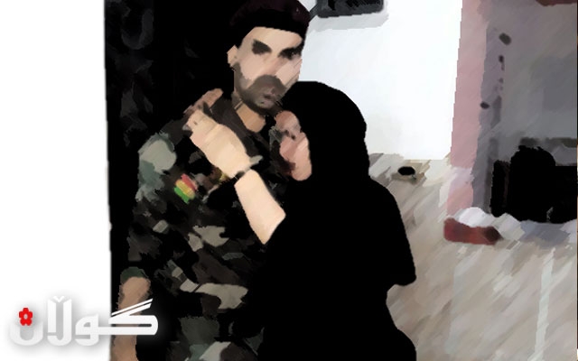 ئافرەتی كورد قەڵای بەرگری و هاندەر و پشتیوانی پێشمەرگەن