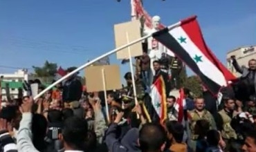 Xwepêşandanek bo pêşwazîkirina namzetbûna Esed li Qamişlo hat kirin.