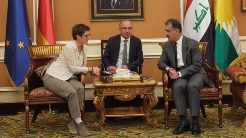 Wezîra berevanî ya Almanyayê li Hewlêrê ye