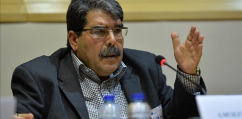 Kobanê…Salih Mûslim û şandeke Amerîkayê civiyan!