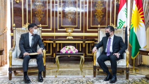 Serokwezîr li gel balyozê Japonê civiya