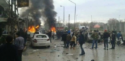 Li bajarê Ezazê yê Sûriyê teqînek qewimî