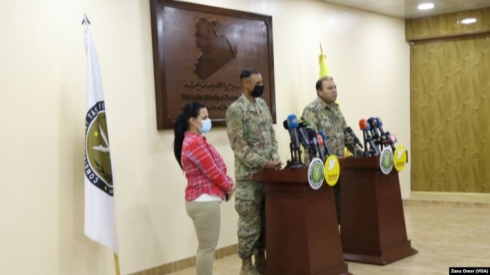 Rojavayê Kurdistanê- Myles Caggins bidawîbûna erka xwe ragihand