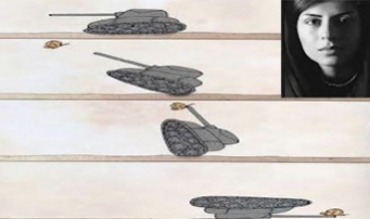 Keçeke Kurd di mîhrîcana karîkatoran de bû yekem