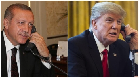 Erdogan û Trump hevdîtinek telefonî pêkanîn!